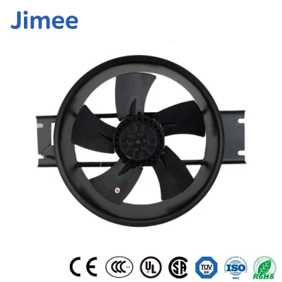 Jimee Motor Оптовая OEM Индивидуальные осевые вентиляторы постоянного тока Китай 200-мм центробежные вентиляторы Поставщики Стальной материал лопастей Jm22060b2hl 220 * 220 * 60 мм Осевой вентилятор переменного тока